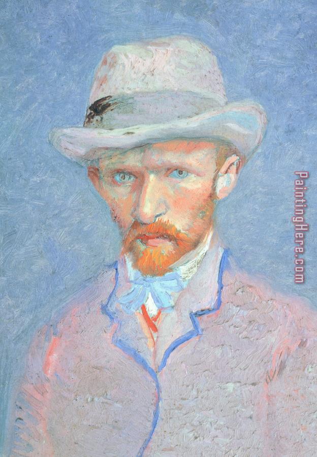 Vincent van Gogh Self-portrait With Gray Felt Hat
